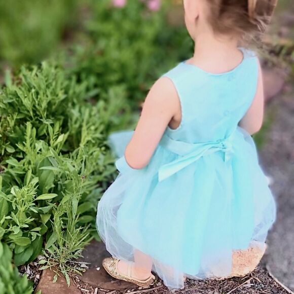 NWOT George Girls Sequin & Tulle Party Dress - Picture 3 of 9